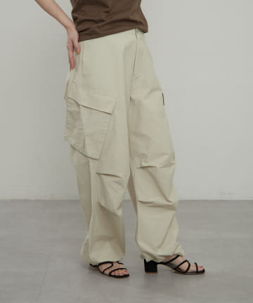 OUTLET(アウトレット) 【earthy_】カーゴパラシュートパンツ