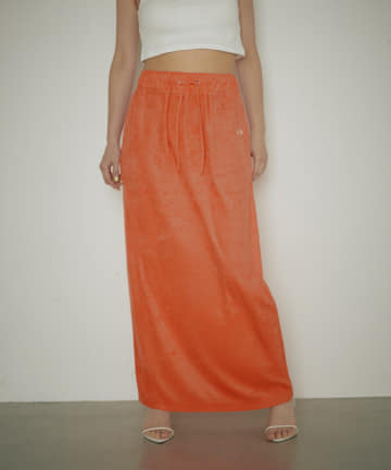 OUTLET(アウトレット) 【earthy_】パイルロングスカート