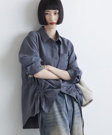 Lui's(ルイス) ドライタッチドロストデザインシャツ