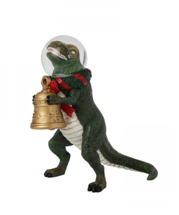 BIRTHDAY BAR(バースデイバー) GLOBE DINOSAUR HOLD ON BELL 恐竜のスノードーム