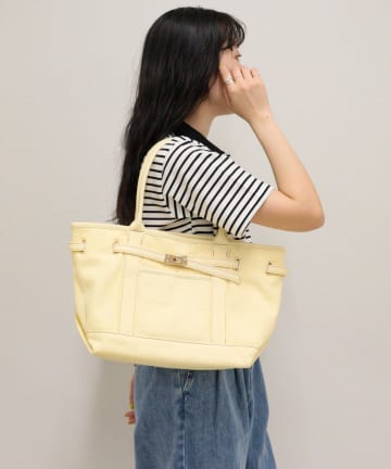 FREDY & GLOSTER(フレディ アンド グロスター) 金具ベルトデニムトートバッグ