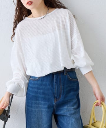 CIAOPANIC TYPY(チャオパニックティピー) シアーボーダーロンTee