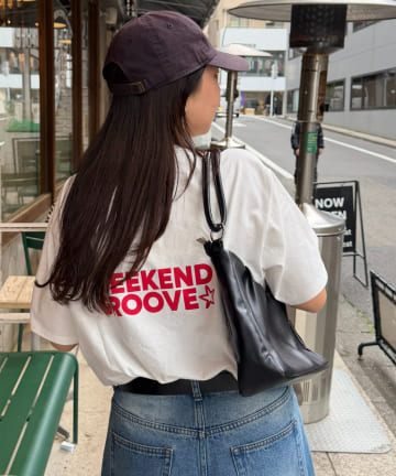 DISCOAT(ディスコート) 【＠_dateharu_企画】ワンポイントグリッターロゴTシャツ《パルクロ限定》