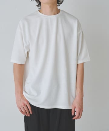 COLONY 2139(コロニー トゥーワンスリーナイン) ミニジャガード半袖Tシャツ