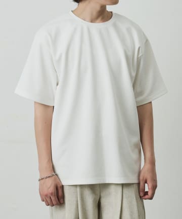COLONY 2139(コロニー トゥーワンスリーナイン) ナナメジャガード半袖Tシャツ