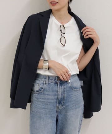 FREDY & GLOSTER(フレディ アンド グロスター) シルケットスムースフレンチTシャツ