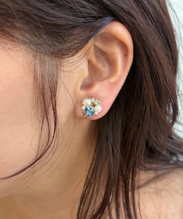 Lattice(ラティス) ビジューイヤリング