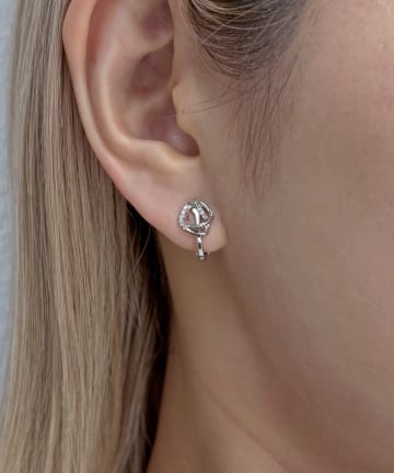 Lattice(ラティス) ビジューイヤリング