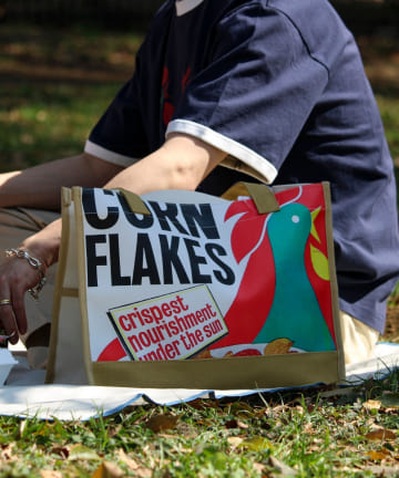 FREDY & GLOSTER(フレディ アンド グロスター) FTL VINTAGE Kelloggs パッケージ プリント キャンバスバッグ