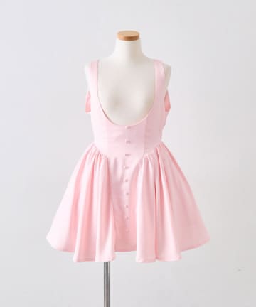 OLIVE des OLIVE(オリーブ デ オリーブ) 【インフルエンサー企画】miko doll satin dress