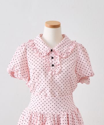 OLIVE des OLIVE(オリーブ デ オリーブ) 【インフルエンサー企画】miko heart fluffy blouse