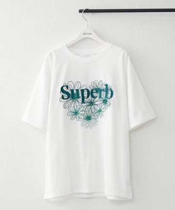 NICE CLAUP / OLIVE des OLIVE OUTLET(ナイスクラップ  / オリーブ デ オリーブ アウトレット) 【ANOTHER BRANCH】グラデ花刺しゅうＢｉｇＴ