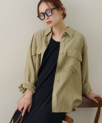 DISCOAT(ディスコート) 【Noka】ビックサファリシャツ