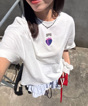 CIAOPANIC(チャオパニック) フルーツプリントTEE