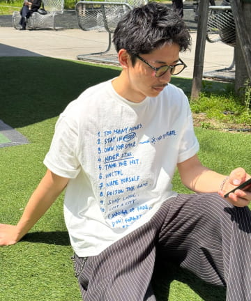 CIAOPANIC(チャオパニック) ルールグラフィックTシャツ