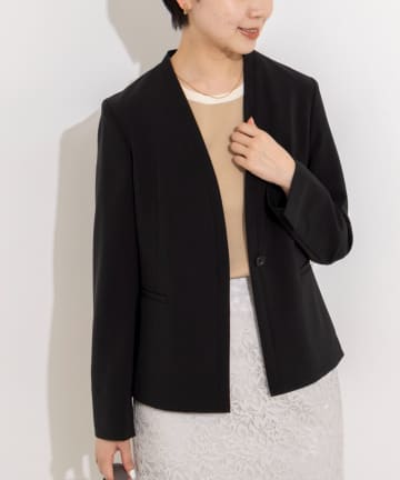 NOLLEY'S(ノーリーズ) 《セットアップ対応》ウォッシャブル2WAYツイルストレッチジャケット