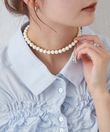 mystic(ミスティック) Lara オーガンジーリボンネックレス