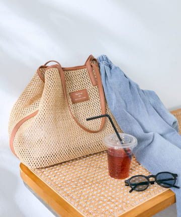 PUAL CE CIN(ピュアルセシン) 【リバイバル】2WAYカゴトートBAG