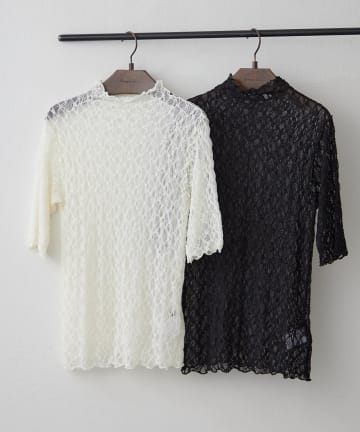 Remind me and forever(リマインドミーアンドフォーエバー) 伸縮性抜群！レースプルオーバー