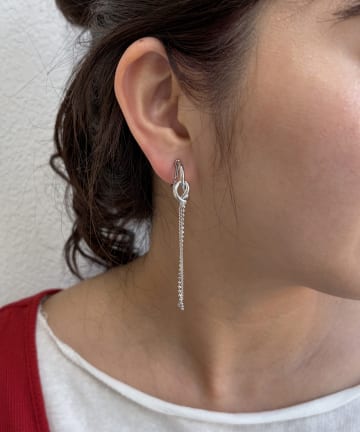 Lattice(ラティス) メタルロングイヤリング