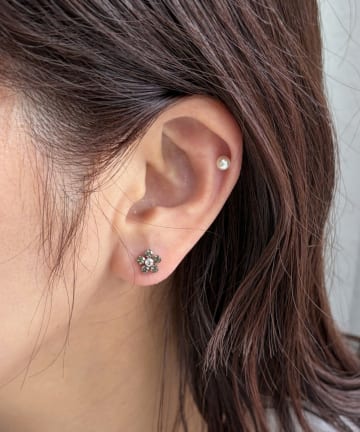 Lattice(ラティス) フラワーピアスセット(4P)