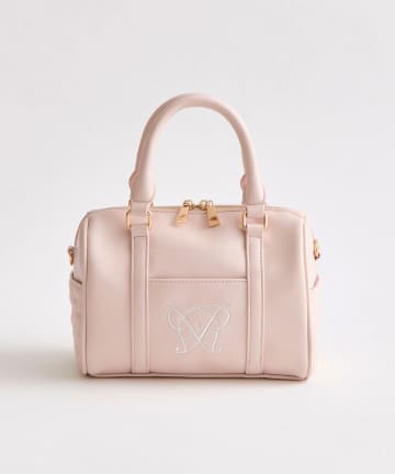 OLIVE des OLIVE(オリーブ デ オリーブ) Aimerianejoieロゴミニボストンバッグ