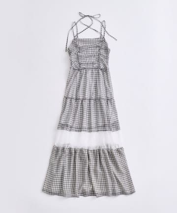 OLIVE des OLIVE(オリーブ デ オリーブ) レース切替ロングワンピース