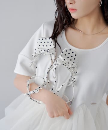 Chico(チコ) 4/9(木)0:00販売【SALON by Chico】ランダムリボンミュールサンダル