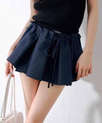 Chico(チコ) レイヤードフレアミニスカート