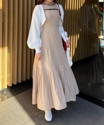 NICE CLAUP / OLIVE des OLIVE OUTLET(ナイスクラップ  / オリーブ デ オリーブ アウトレット) 【one after another】２枚セットワンピ