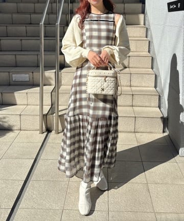 NICE CLAUP / OLIVE des OLIVE OUTLET(ナイスクラップ  / オリーブ デ オリーブ アウトレット) 【one after another】２枚セットワンピ