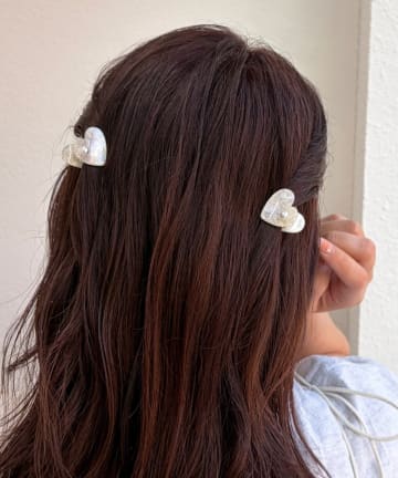 Lattice(ラティス) ニュアンスハートミニクリップセット(2P)