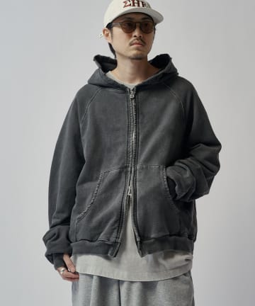 Lui's(ルイス) ピグメントZIPフーディー ITTI exclusive for Lui's