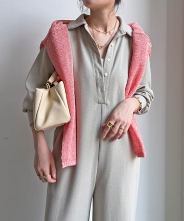 OUTLET(アウトレット) 【DouDou】ブークレージャンプスーツ