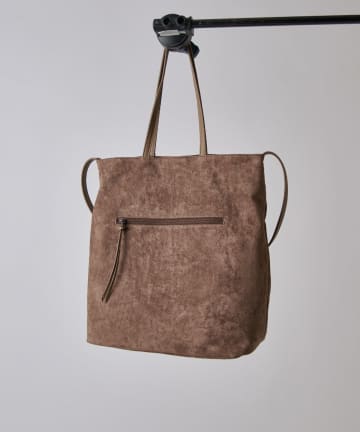 Lui's(ルイス) Un coeur suede drape 2way tote