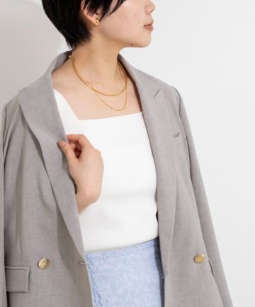 NOLLEY'S(ノーリーズ) 《手洗い可能》総針ニットキャミ