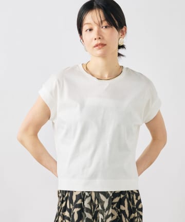 NOLLEY'S(ノーリーズ) ウォッシャブルワイドノースリーブTシャツ