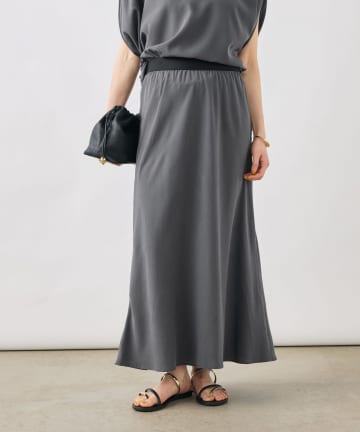 NOLLEY'S(ノーリーズ) 【WEB限定】《セットアップ対応》ウォッシャブルサンドウォッシュナロスカート