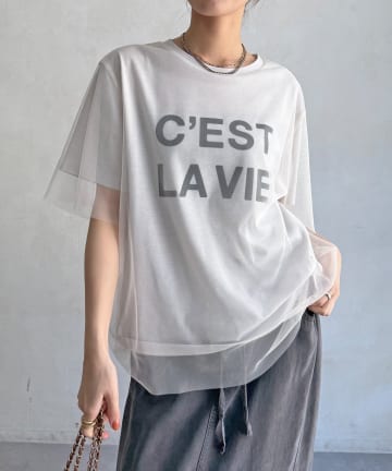 DOUDOU(ドゥドゥ) 【WEB限定】ドッキングTEE