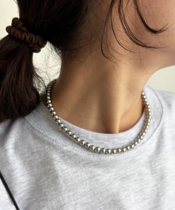 DOUDOU(ドゥドゥ) ボールチェーンマグネットショートネッレス