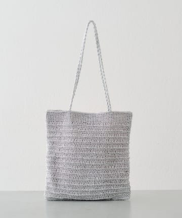 Kastane(カスタネ) 【4/5(日)0:00発売】ラメクロシェトートバッグ