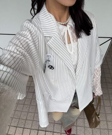 CIAOPANIC(チャオパニック) 缶バッジSETメッシュテーラードジャケット