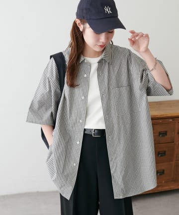 DISCOAT(ディスコート) 【Enlude】アソート半袖オーバーシャツ《ユニセックス》