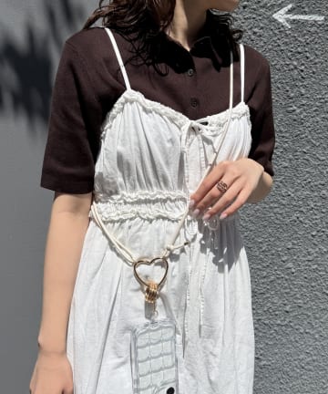 Lattice(ラティス) エコレザーハートマルチショルダー