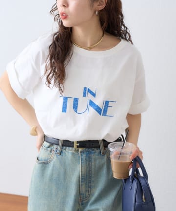 CIAOPANIC TYPY(チャオパニックティピー) かすれロゴプリントTee