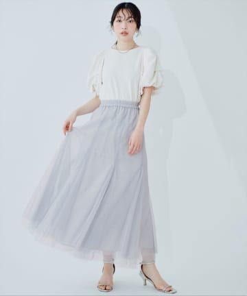 natural couture(ナチュラルクチュール) チュールスカート