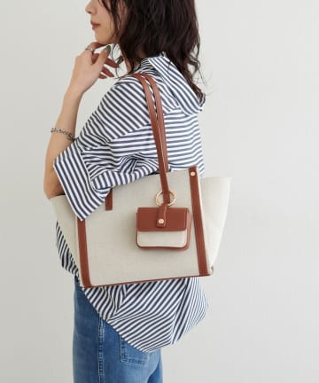 LARUTA(ラルータ) ミニポーチ付きエルガリートート