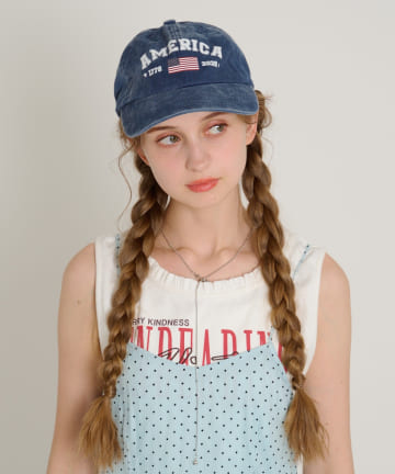 w closet(ダブルクローゼット) 【AMIKO's select vol.2】国旗柄キャップ