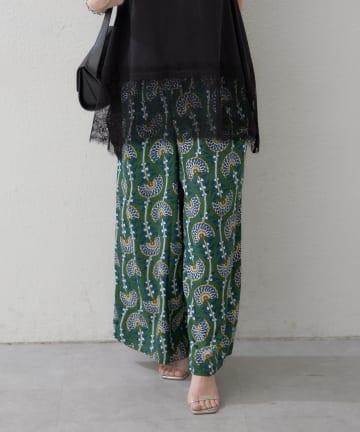 Remind me and forever(リマインドミーアンドフォーエバー) 【NAO】【India Series】アソート柄イージーパンツ