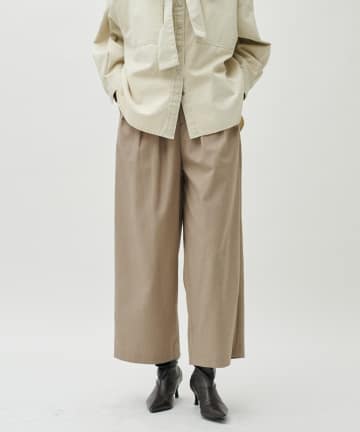 NICE CLAUP / OLIVE des OLIVE OUTLET(ナイスクラップ  / オリーブ デ オリーブ アウトレット) 【LARUTA】3本タックゴム付きパンツ